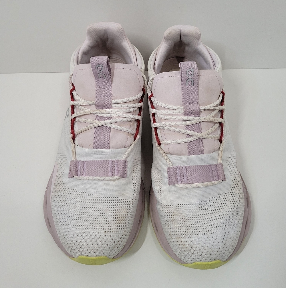 ON Cloud Cloudnova White Lavender Purple Running Sneaker Shoes Women's Size 10 - Picture 4 of 6